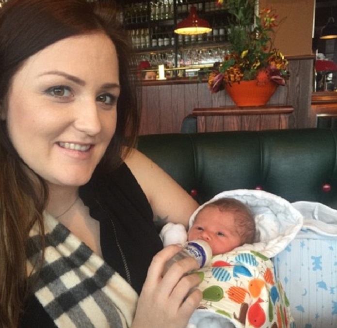 Mum stunned after finding out she`s pregnant just HOURS before going into labour